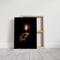 Flame Dances Between Fingers