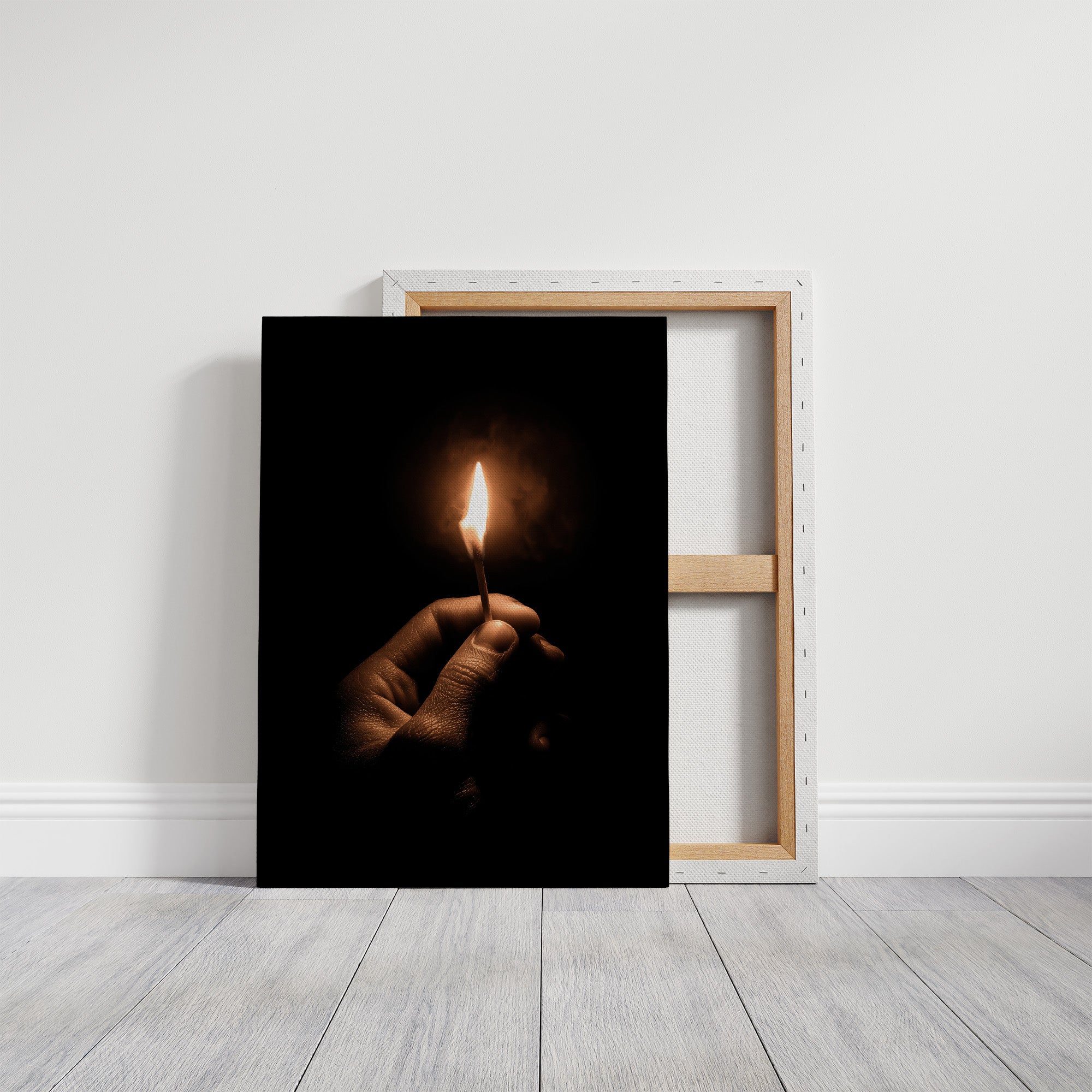 Flame Dances Between Fingers
