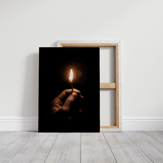 Flame Dances Between Fingers