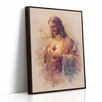 Sacred Heart In Gentle Light