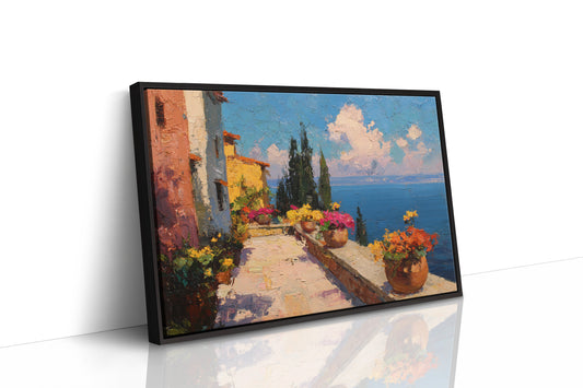Mediterranean Summer Blooms At Noon