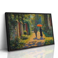 Autumn Path Through Garden Gates
