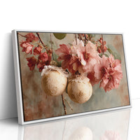 Camellias and Lace-Trimmed Gold