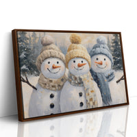 Three Friends Share Winter's Magic