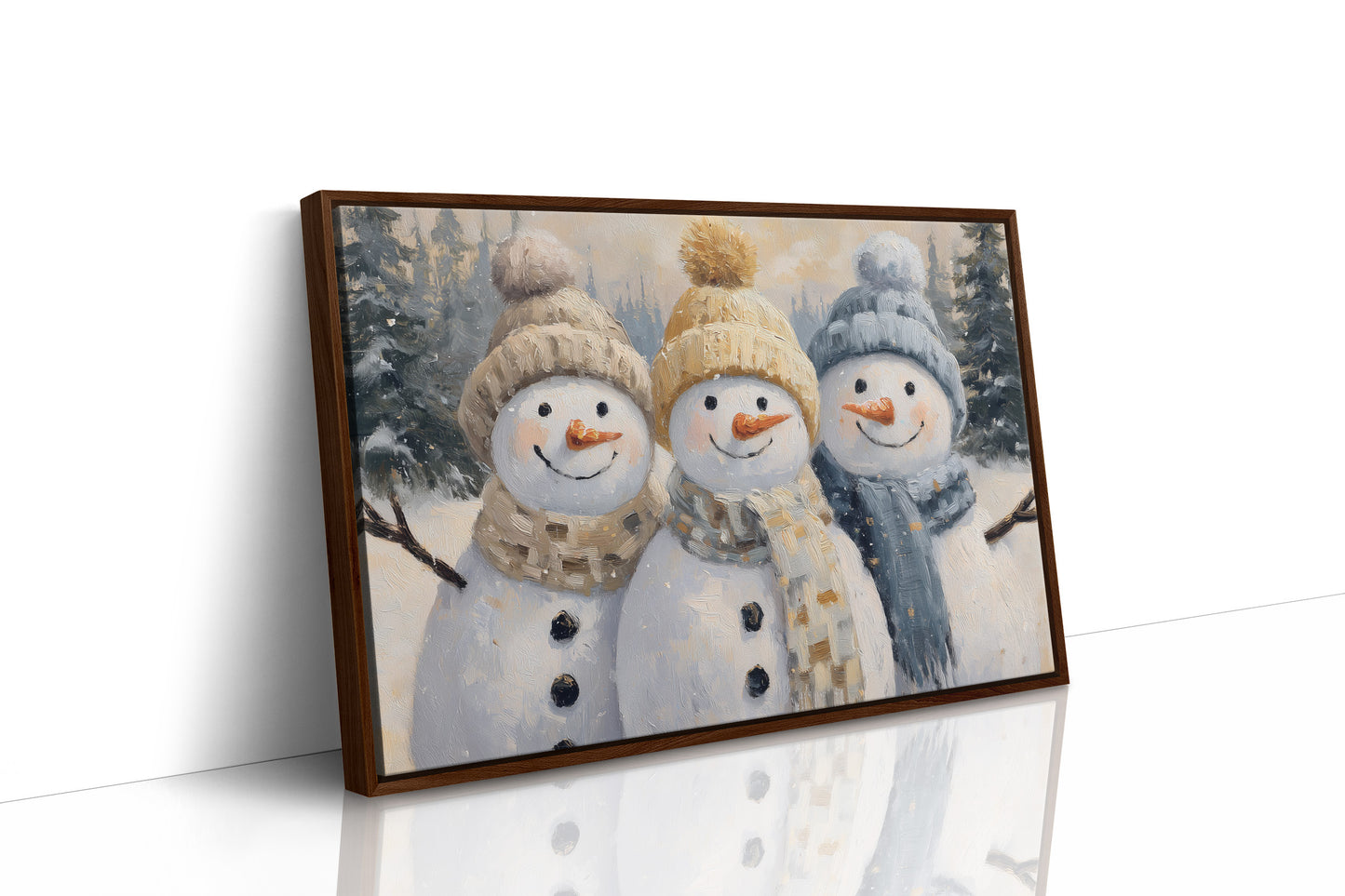 Three Friends Share Winter's Magic