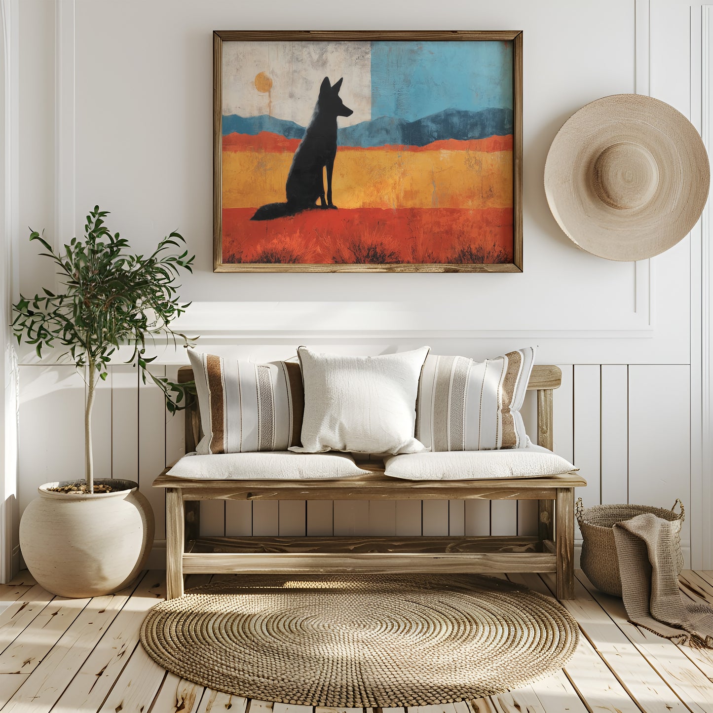 Prairie Wolf Watches Morning Rise