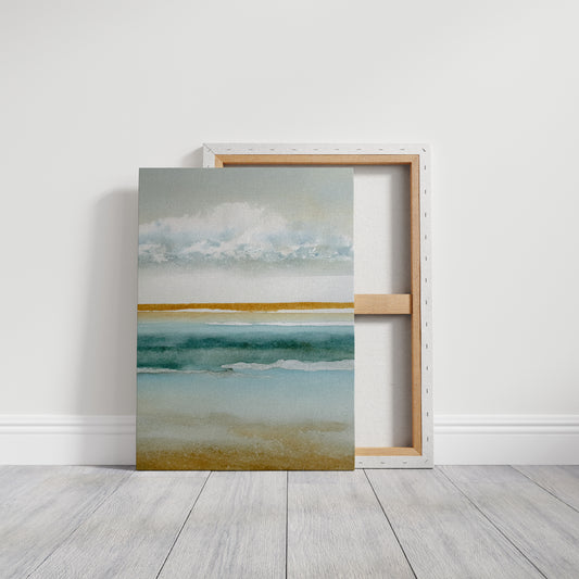 Where Waves Kiss Golden Sands
