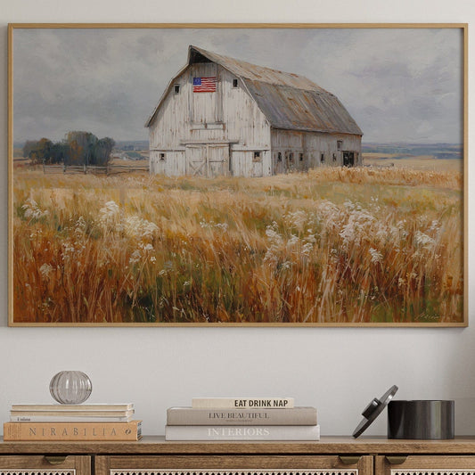 Prairie Stars Above Weathered White