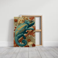 Chameleon, Vintage Botanical Study