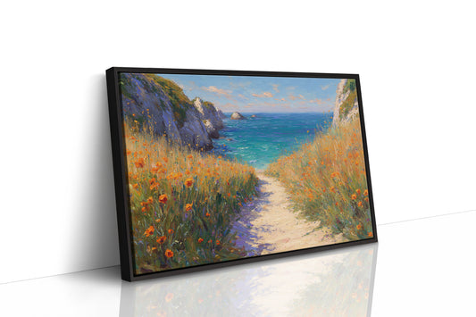 Poppies Dance Along Ocean Trails