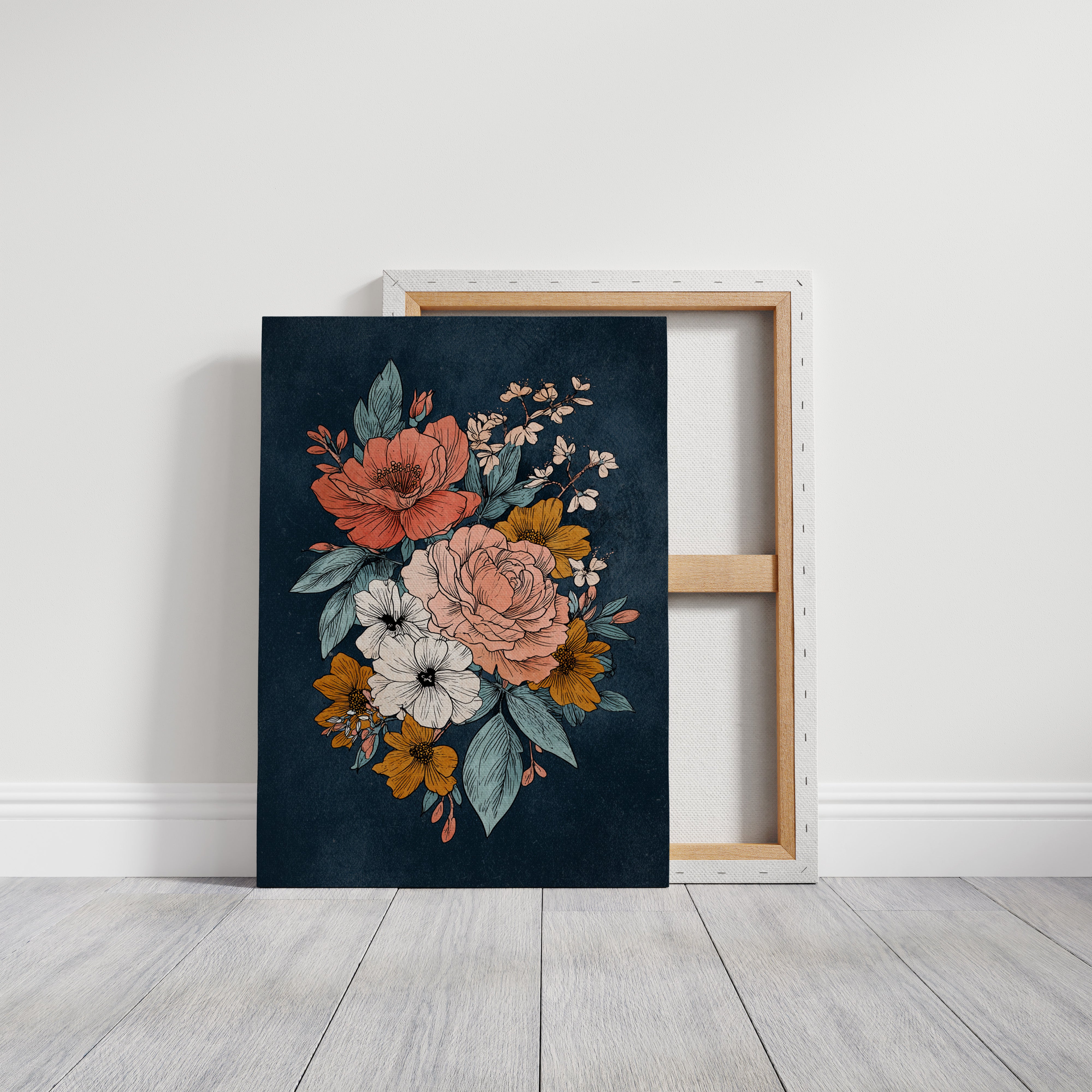 Bouquet Beneath a Midnight Sky