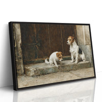 Terriers Guard Their Ancient Step
