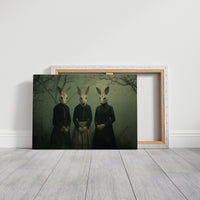 Woodland Sisters In Victorian Attire