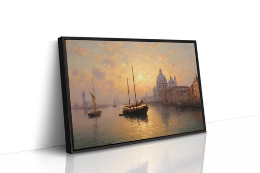 Venetian Sails Chase Golden Light