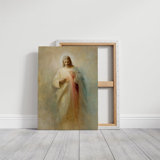 Divine Radiance Emanates From Sacred Heart