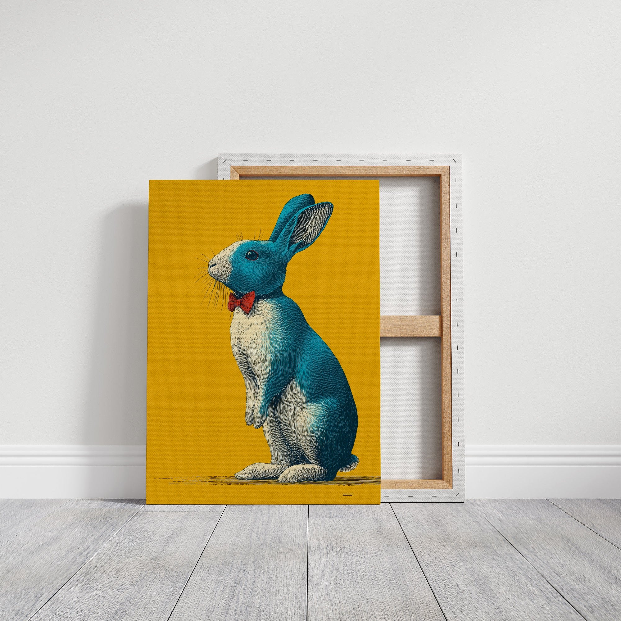 Blue Rabbit, Red Bow Tie