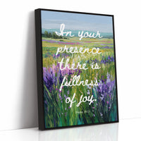 Lavender Fields Carry Sacred Words