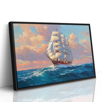 Sunset Sails Chase Ocean Dreams