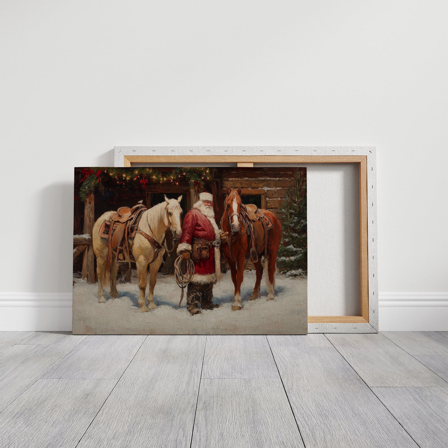 Ranch Horses Share Christmas Eve Magic