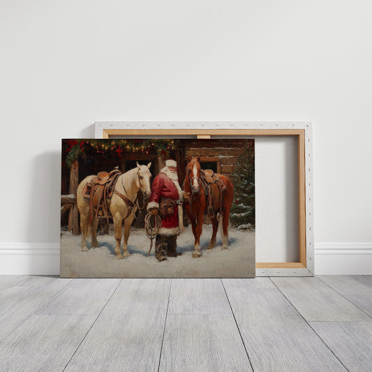 Ranch Horses Share Christmas Eve Magic