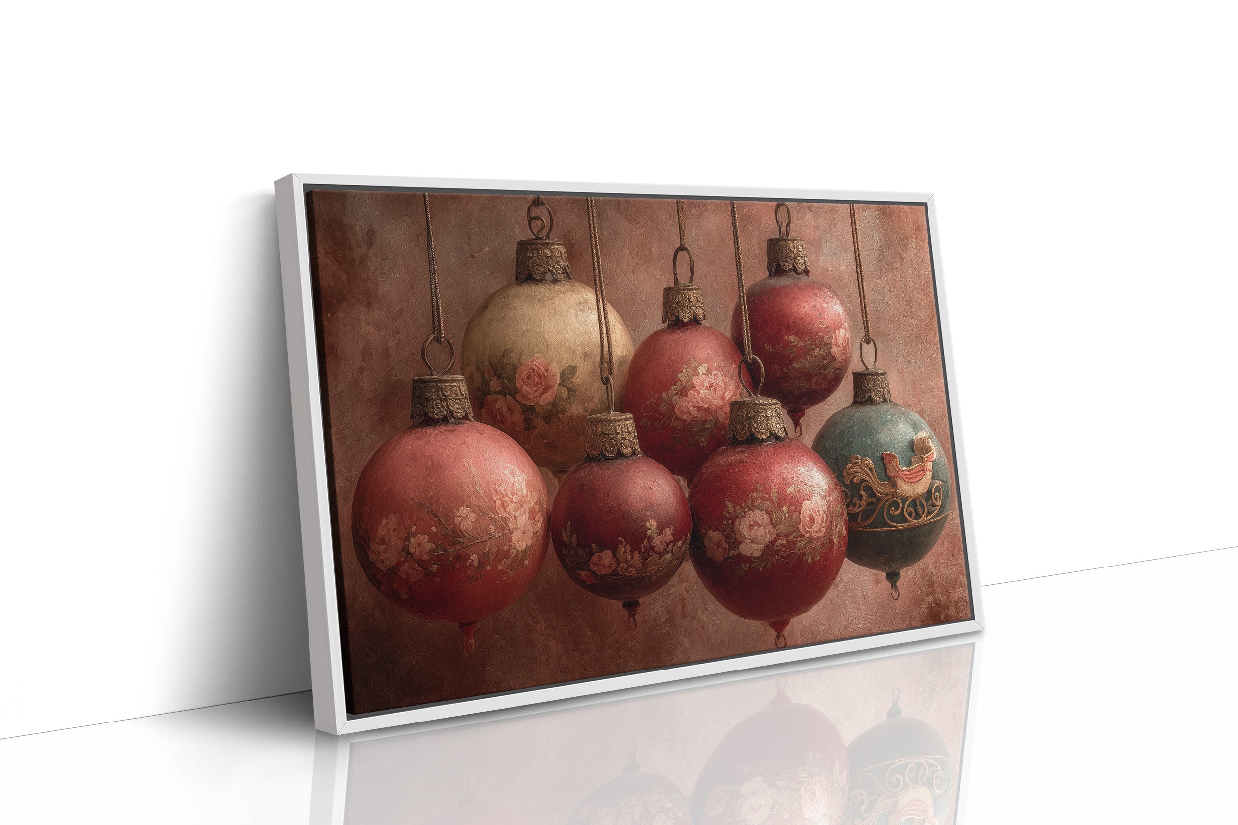 Antique Baubles in Rose and Rust