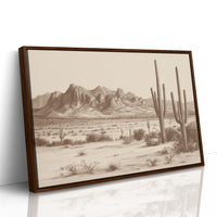 Cacti Stand Against Time's Canvas