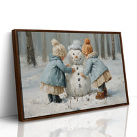 Winter Friends Share Secret Snow Tales