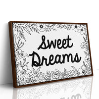 Sweet Dreams Botanical Line Art