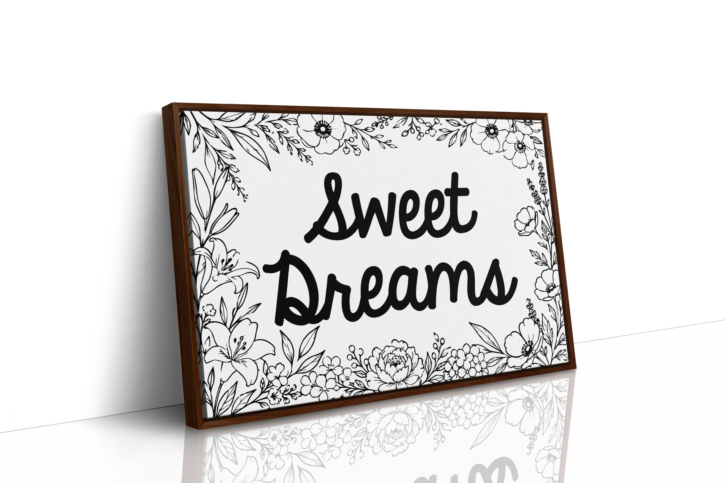 Sweet Dreams Botanical Line Art