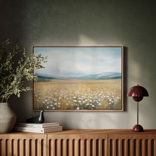 Daisies Dance Through Golden Fields