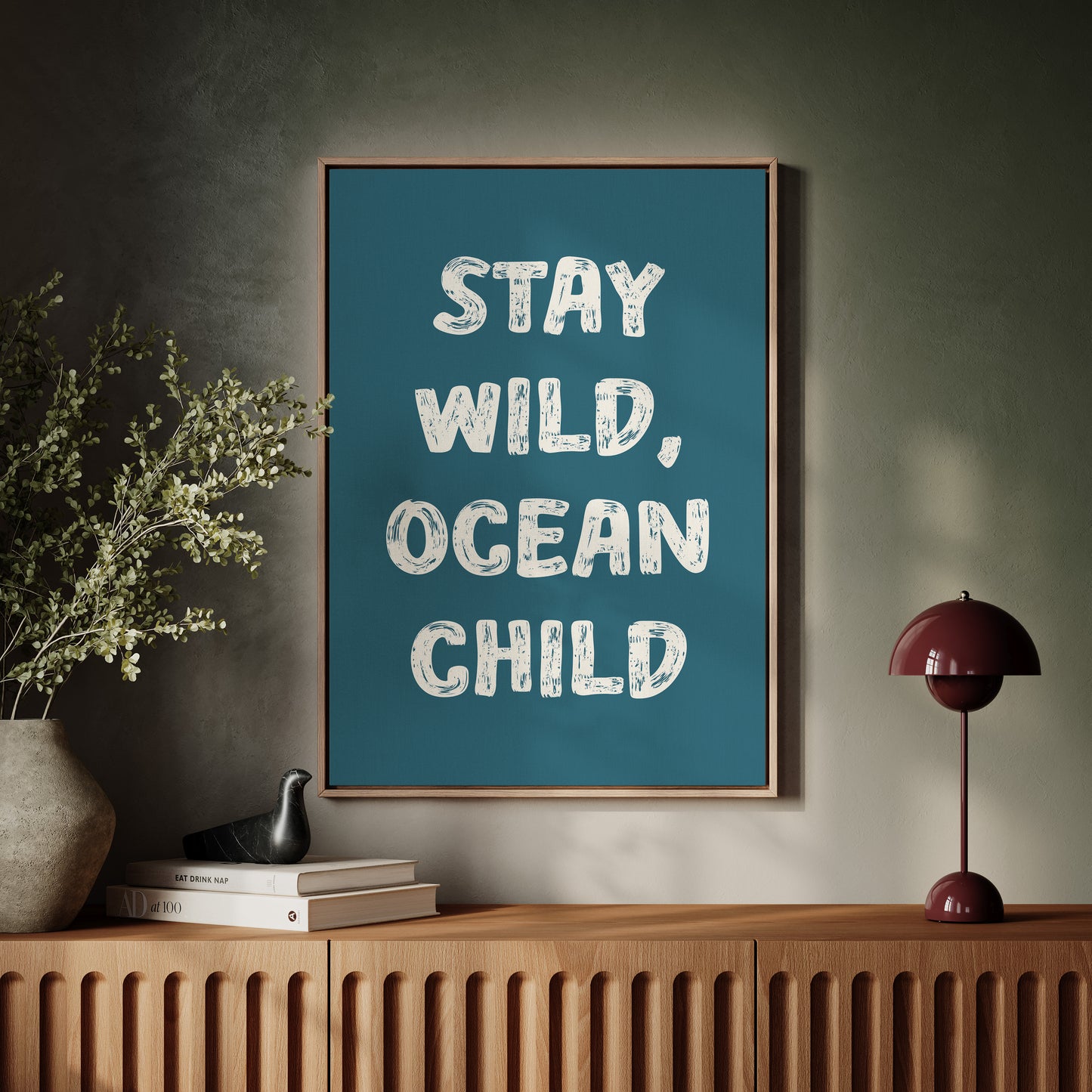 Ocean Letters Carved In Morning