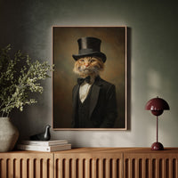 The Dapper Feline Connoisseur