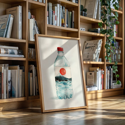 Mount Fuji Flows In Bottle