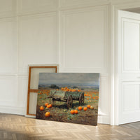 Harvest Wagon Rests In October Light