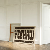 Bold Yeehaw Western Star Print