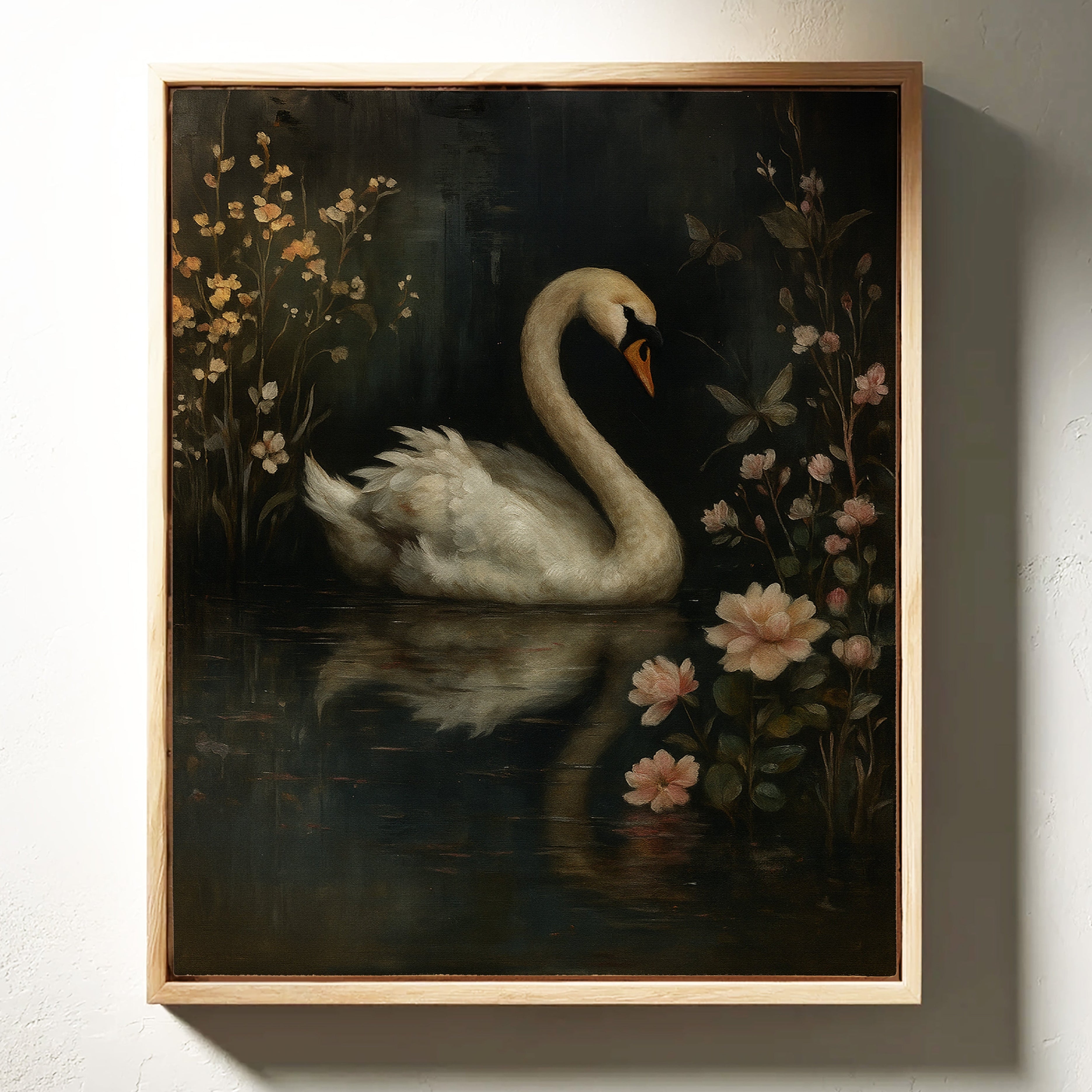 Swan in the Garden of Dusk
