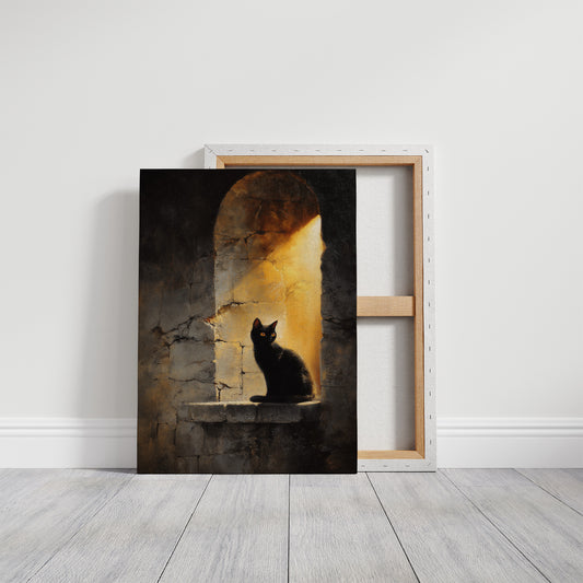 Ancient Light Finds Feline Guardian