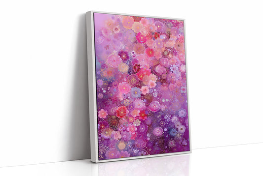 Cherry Blossoms Dance Through Purple Dreams