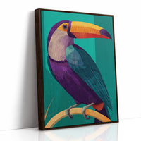 Toucan, Teal and Plum