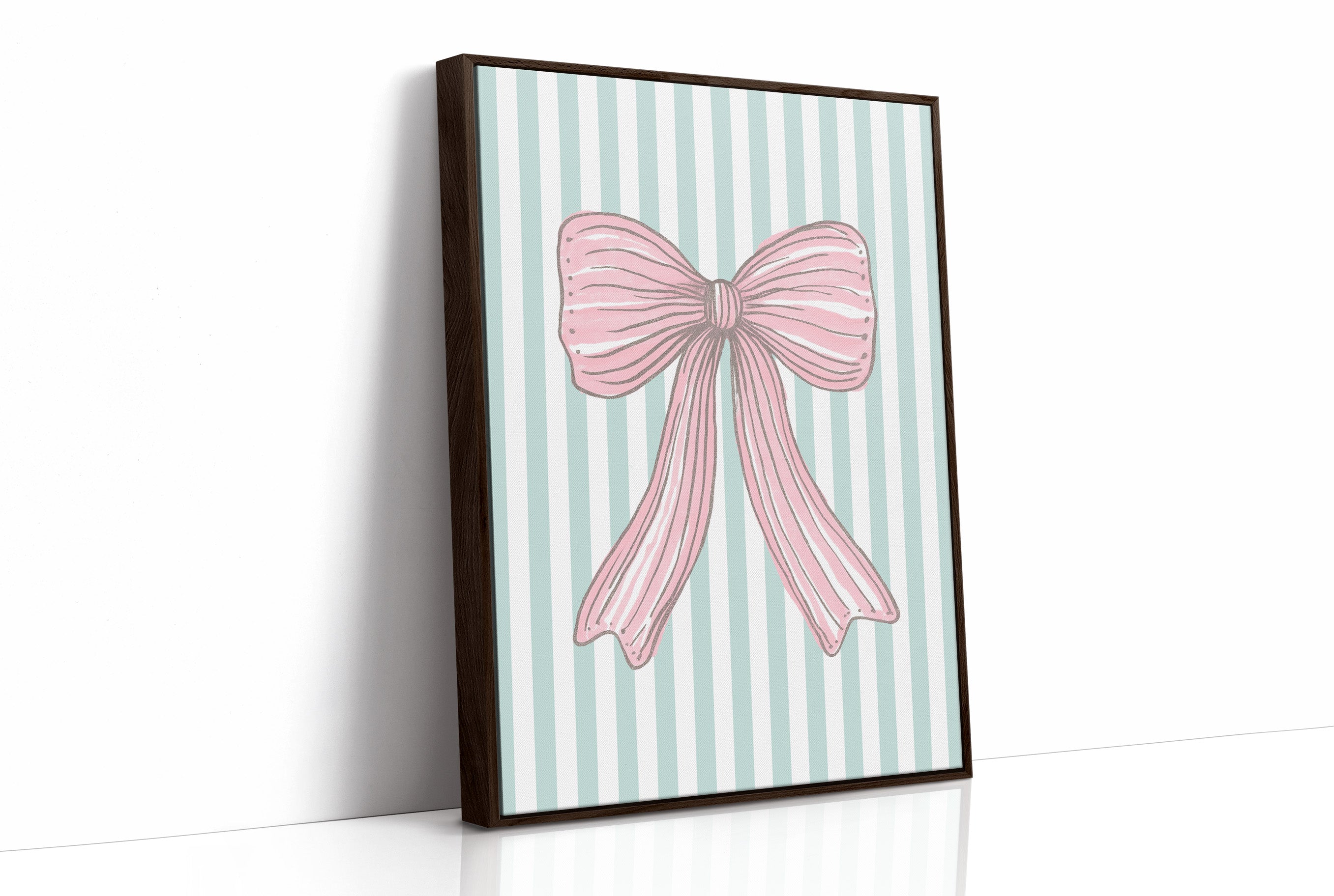 Sketched in Pink, Tied With Care