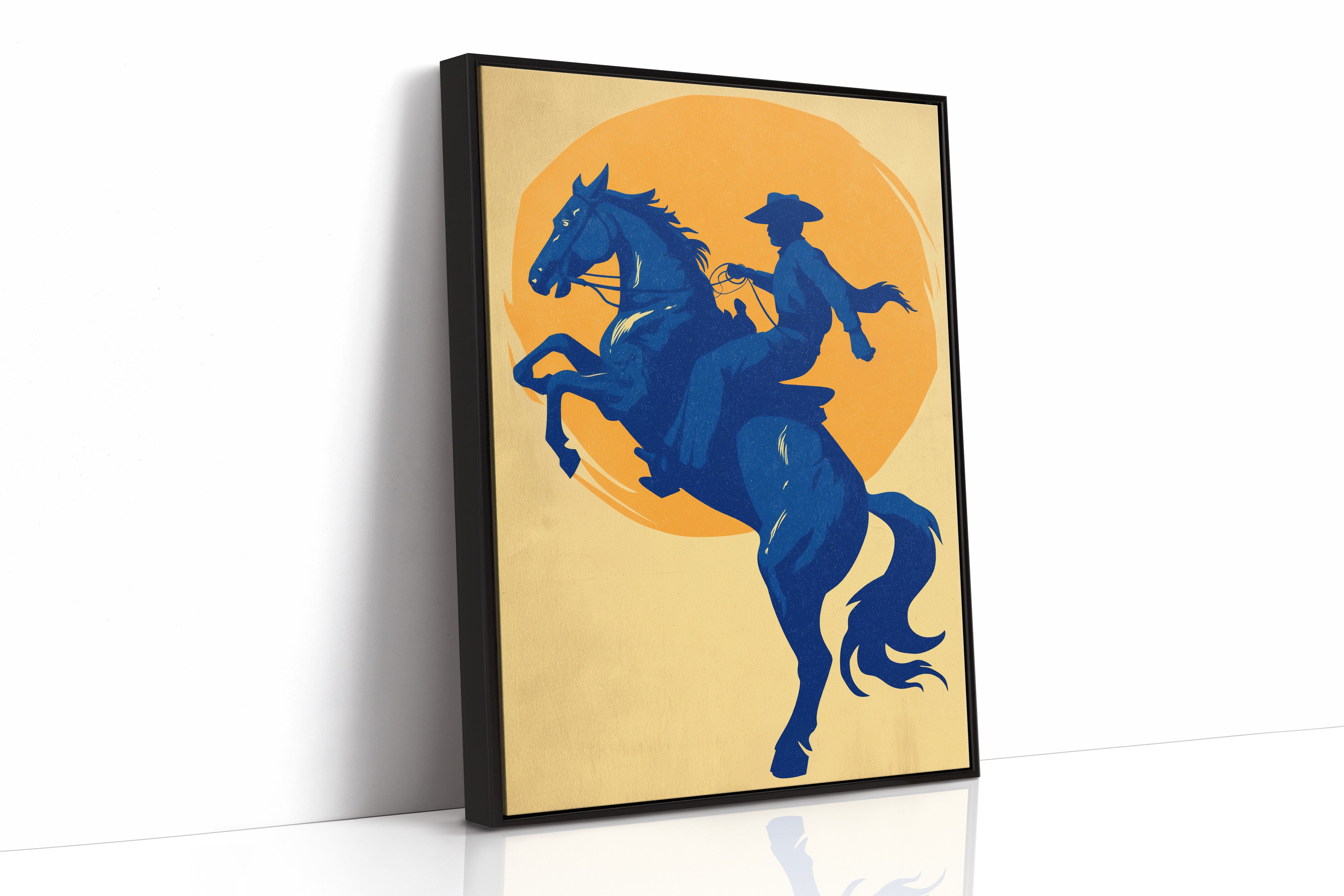 Cobalt Rider Against Harvest Moon