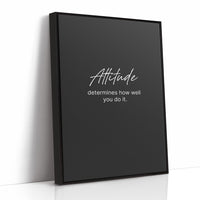 Attitude Determines Everything