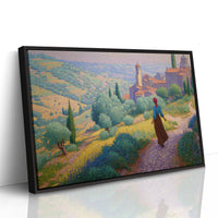Tuscan Wildflowers Light Ancient Paths