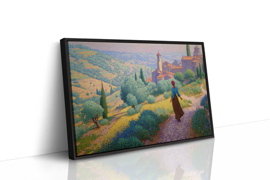 Tuscan Wildflowers Light Ancient Paths