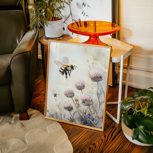 Pollinators Dance Among Petals