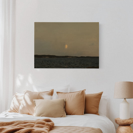 Moonrise Over Quiet Waters
