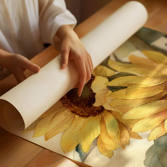 Sunlight Kisses the Golden Petals