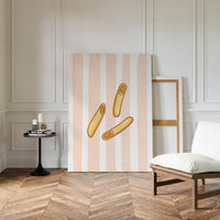 Breadsticks Dance On Blush Stripes
