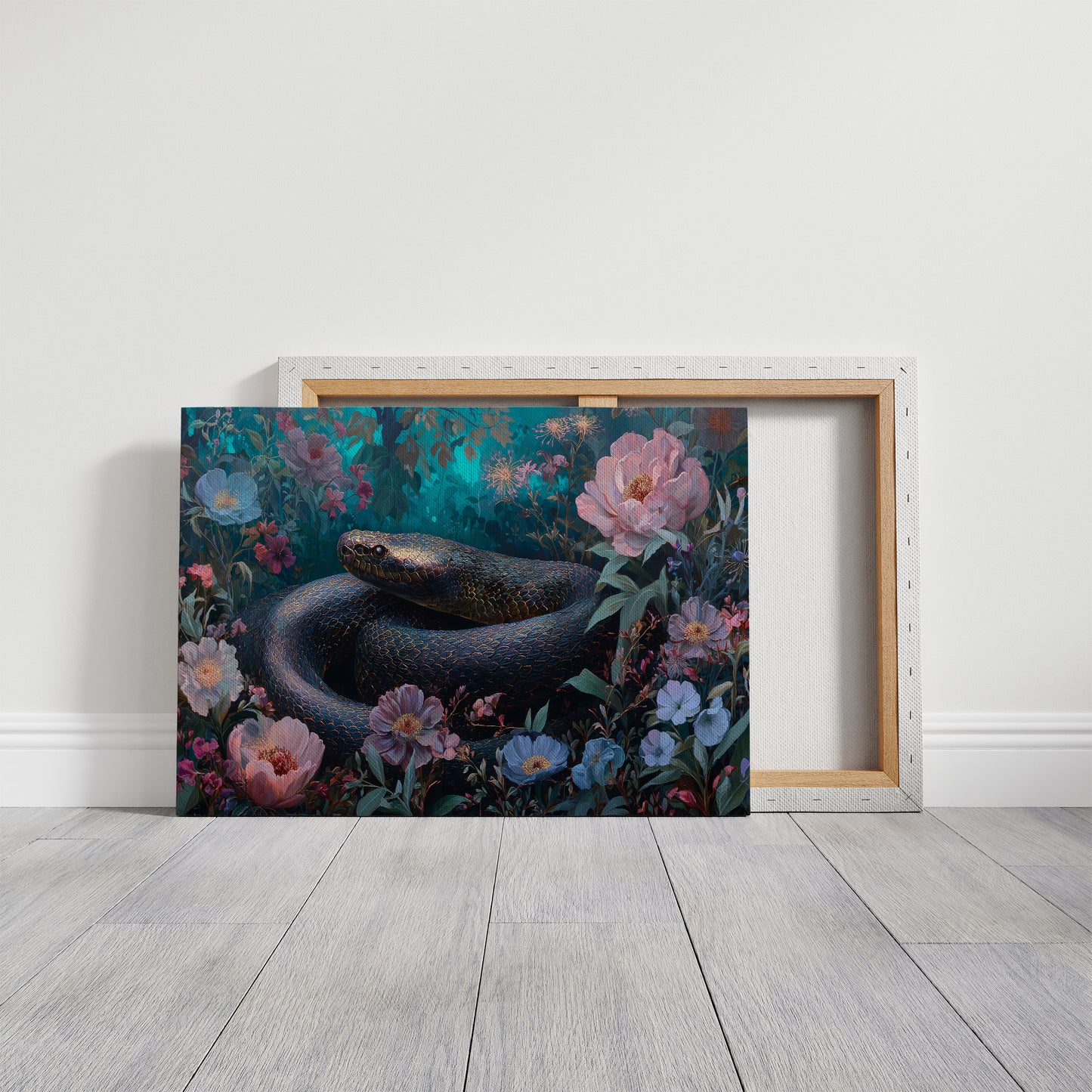 Serpent Among Blooming Gardens