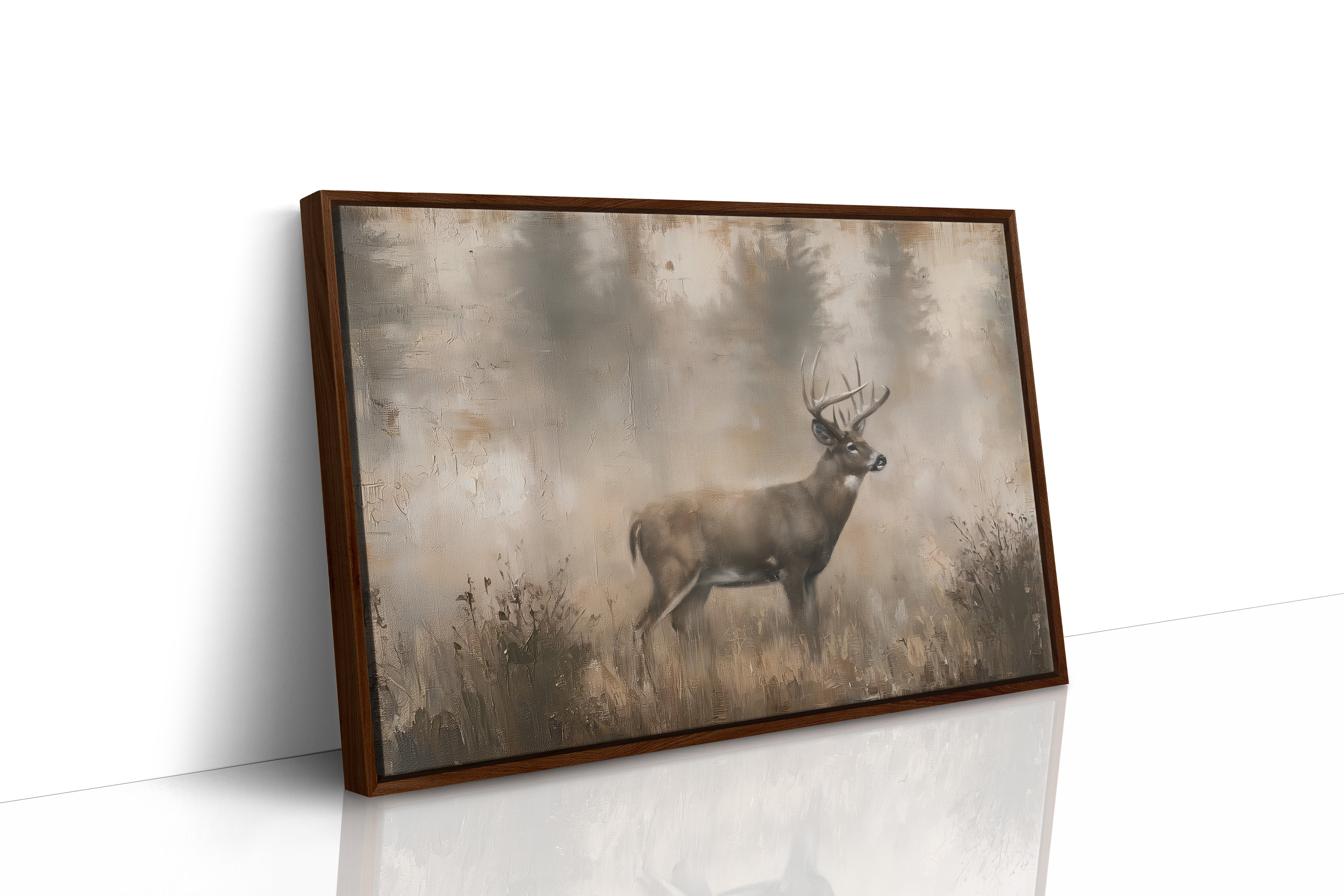 Antlers Through the Mist